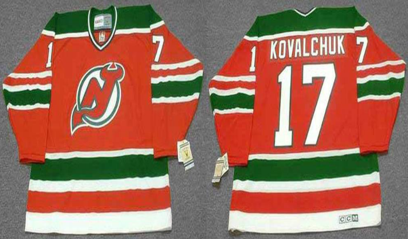 2019 Men New Jersey Devils #17 Kovalchuk red CCM NHL jerseys